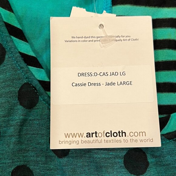 Art of Cloth Cassie Sleeveless Midi Maxi Dress, NWT, USA, Jade, L - Picture 5 of 11